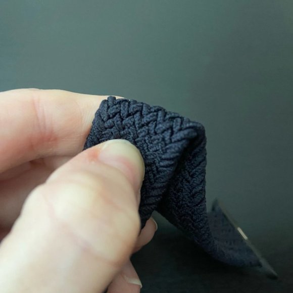 NEW Charcoal Braided Solo Loop For Apple Watch - Picture 3 of 7